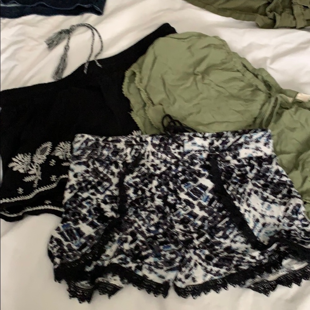 3 pairs of shorts . Fun summer short bundle